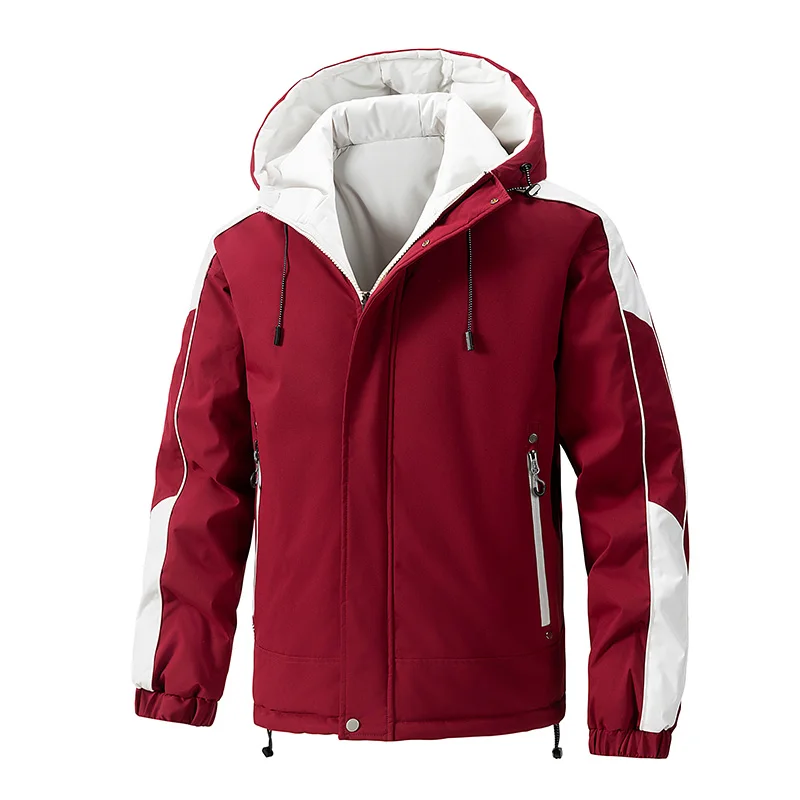 Fashion Men's Hooded Cotton-Padded Jackets 2025 Winter Outdoor Sportswear Windproof Warm Coats Youth Thicken Parkas Top Clothing
Fashion Men's Hooded Cotton-Padded Jackets 2025 Winter Outdoor Sportswear Windproof Warm Coats Youth Thicken Parkas Top Clothing