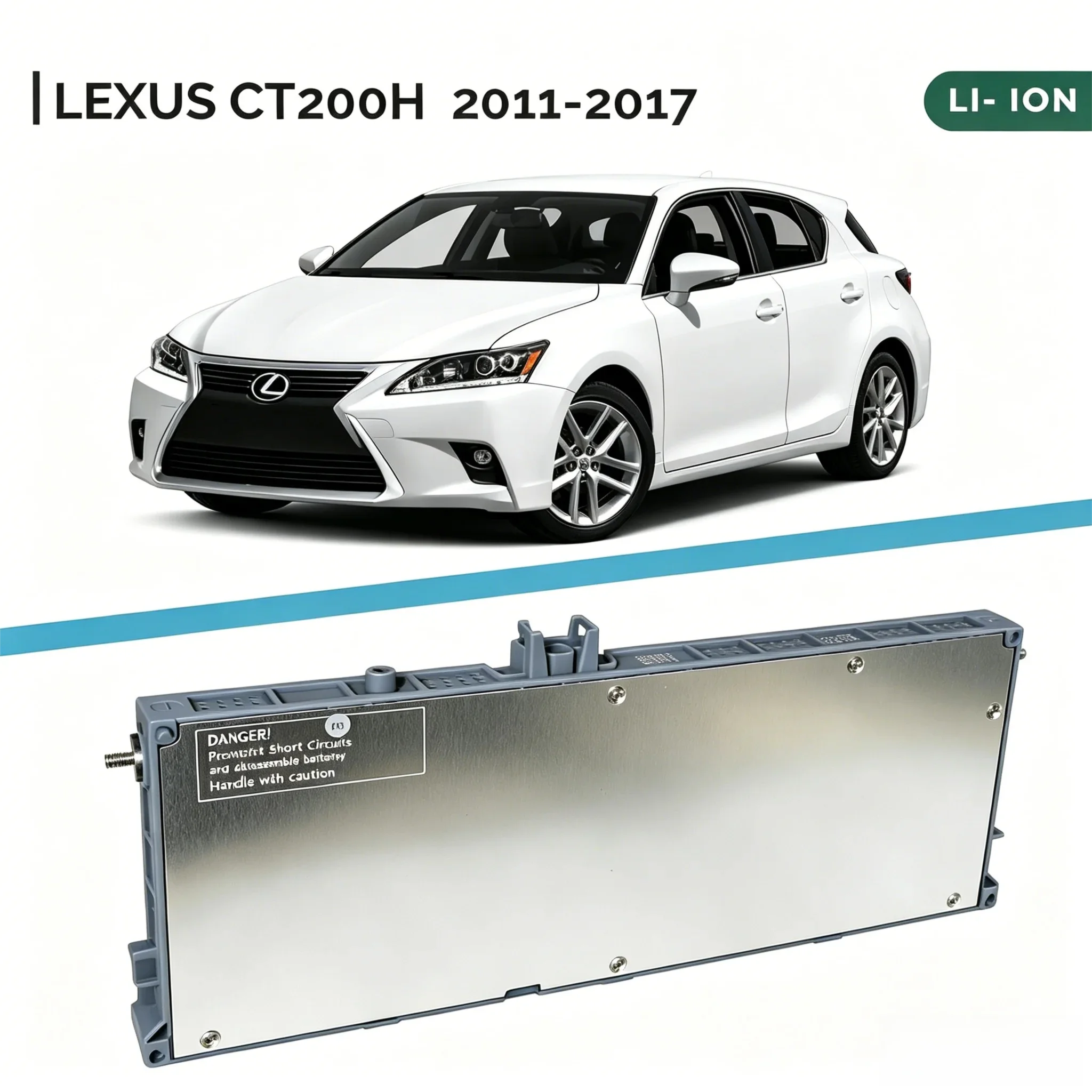 7.2V 6.5Ah Li-ion Hybrid Battery Cells for Lexus CT200h ZWA10 2011-2017 Replace G9511-47050 G9511-47060
7.2V 6.5Ah Li-ion Hybrid Battery Cells for Lexus CT200h ZWA10 2011-2017 Replace G9511-47050 G9511-47060