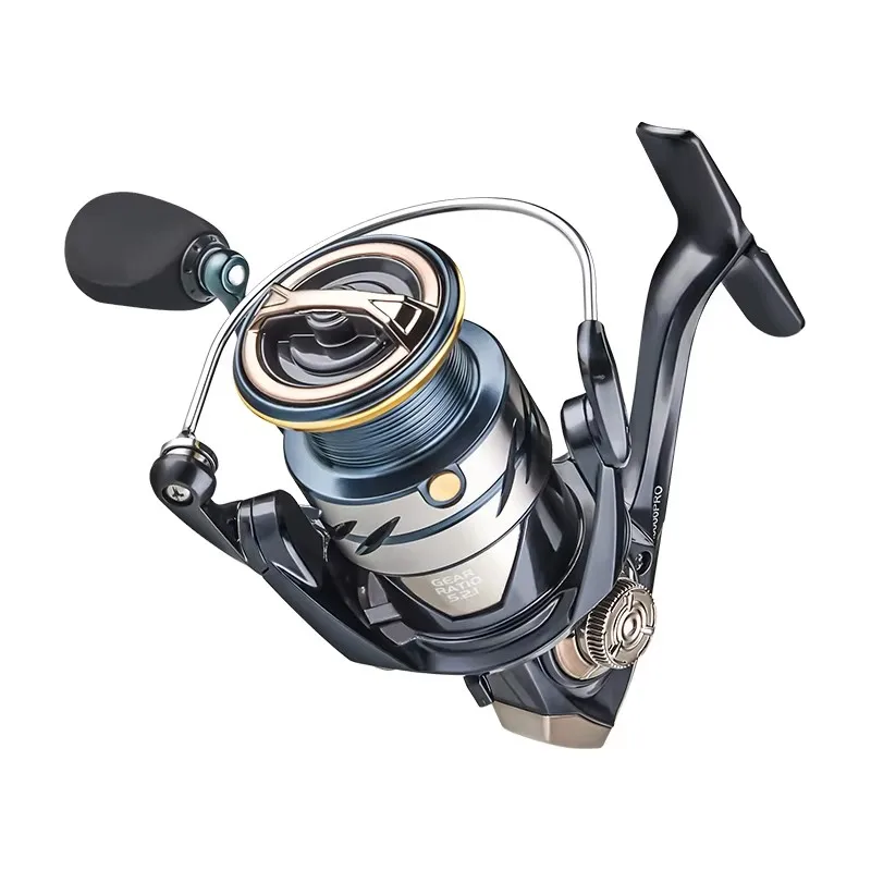 Genhike AIR PRO Ultra Light 168g Carbon Fiber Body Zinc Alloy Gear 6+1 BB 5.2:1 Gear Ratio Spinning Fishing Reel for Saltwater
Genhike AIR PRO Ultra Light 168g Carbon Fiber Body Zinc Alloy Gear 6+1 BB 5.2:1 Gear Ratio Spinning Fishing Reel for Saltwater