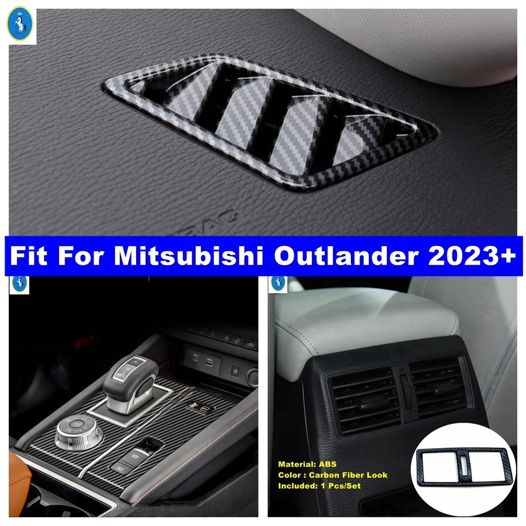 For Mitsubishi Outlander 2023 - 2025 Carbon Fiber Auto Gear Shift / Armrest Box Air AC Outlet Vent Panel Accessories Cover Trim
For Mitsubishi Outlander 2023 - 2025 Carbon Fiber Auto Gear Shift / Armrest Box Air AC Outlet Vent Panel Accessories Cover Trim