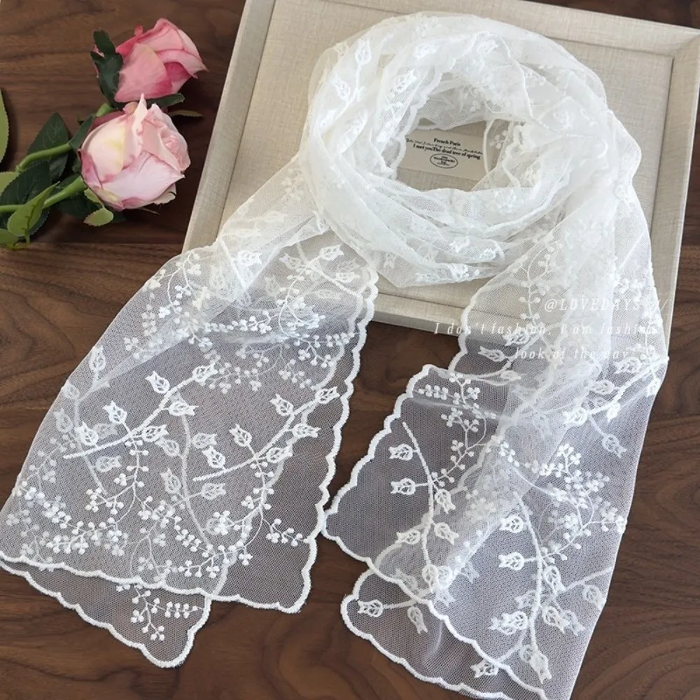 Solid Color Embroidered Lace Scarf Lace Material Elegant Hollow Lace Scarf Lightweight Embroidered Design Photo-Ready Shawl
Solid Color Embroidered Lace Scarf Lace Material Elegant Hollow Lace Scarf Lightweight Embroidered Design Photo-Ready Shawl