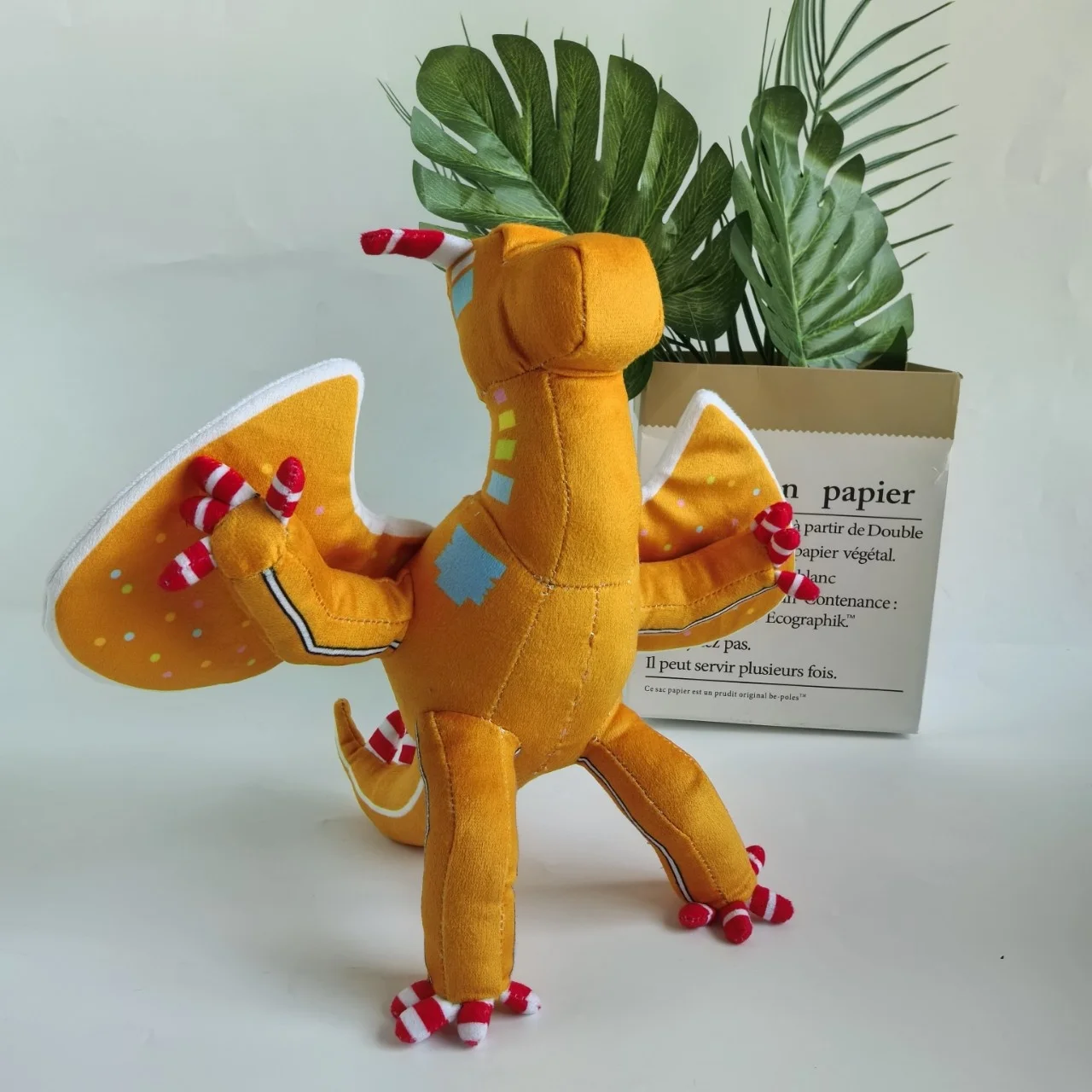 Новая плюшевая игрушка-дракон Fire Dragon Cannelloni: украшение для дома, подарок на день рождения для детей
Новая плюшевая игрушка-дракон Fire Dragon Cannelloni: украшение для дома, подарок на день рождения для детей