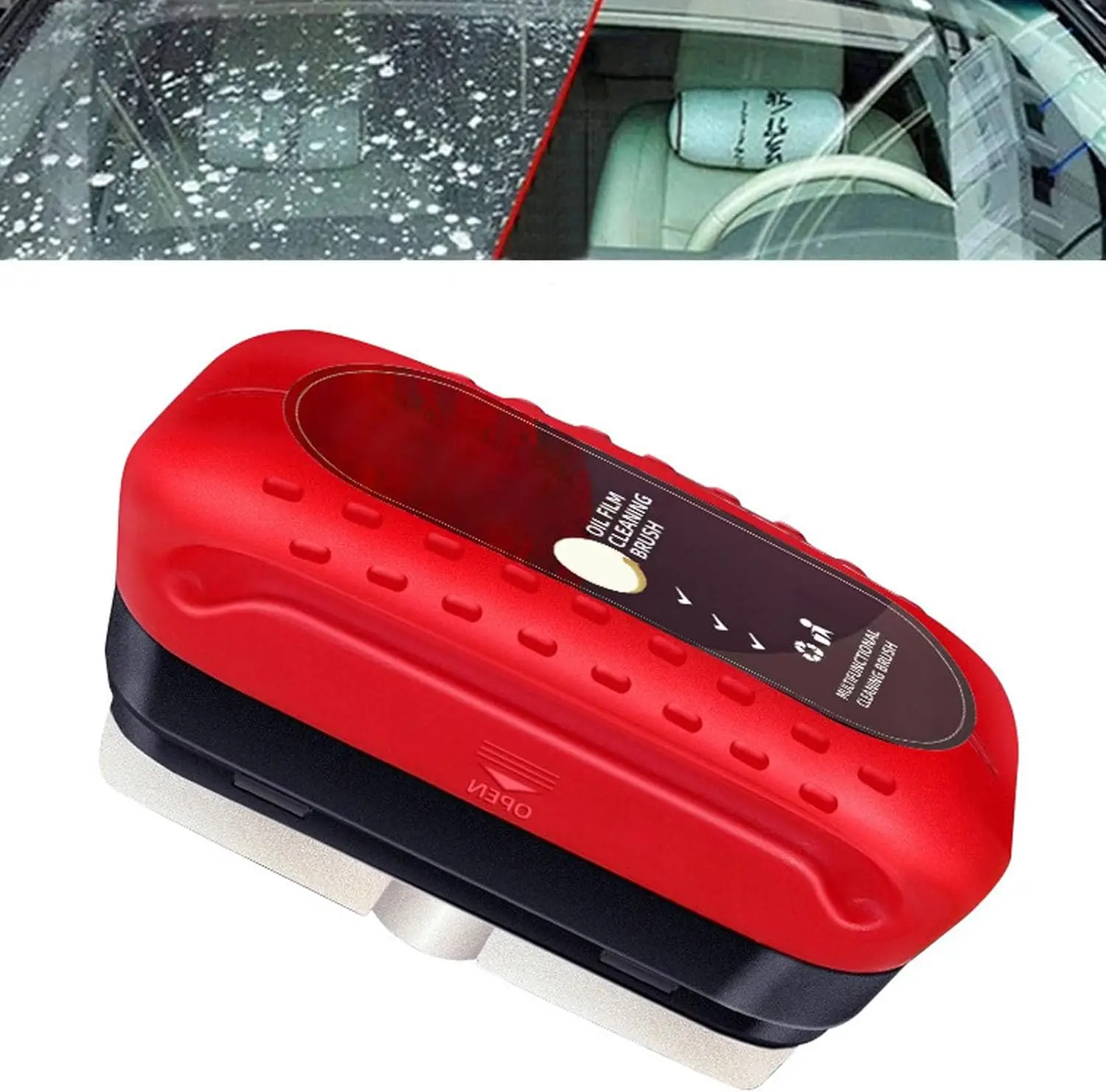 Seedhubtok Glass Cleaning Board, Glass Oil Film Cleaning Brush, Car Glass Oil Film Remover, Car Glass Cleaning Board Eraser, Fo
Seedhubtok Glass Cleaning Board, Glass Oil Film Cleaning Brush, Car Glass Oil Film Remover, Car Glass Cleaning Board Eraser, Fo