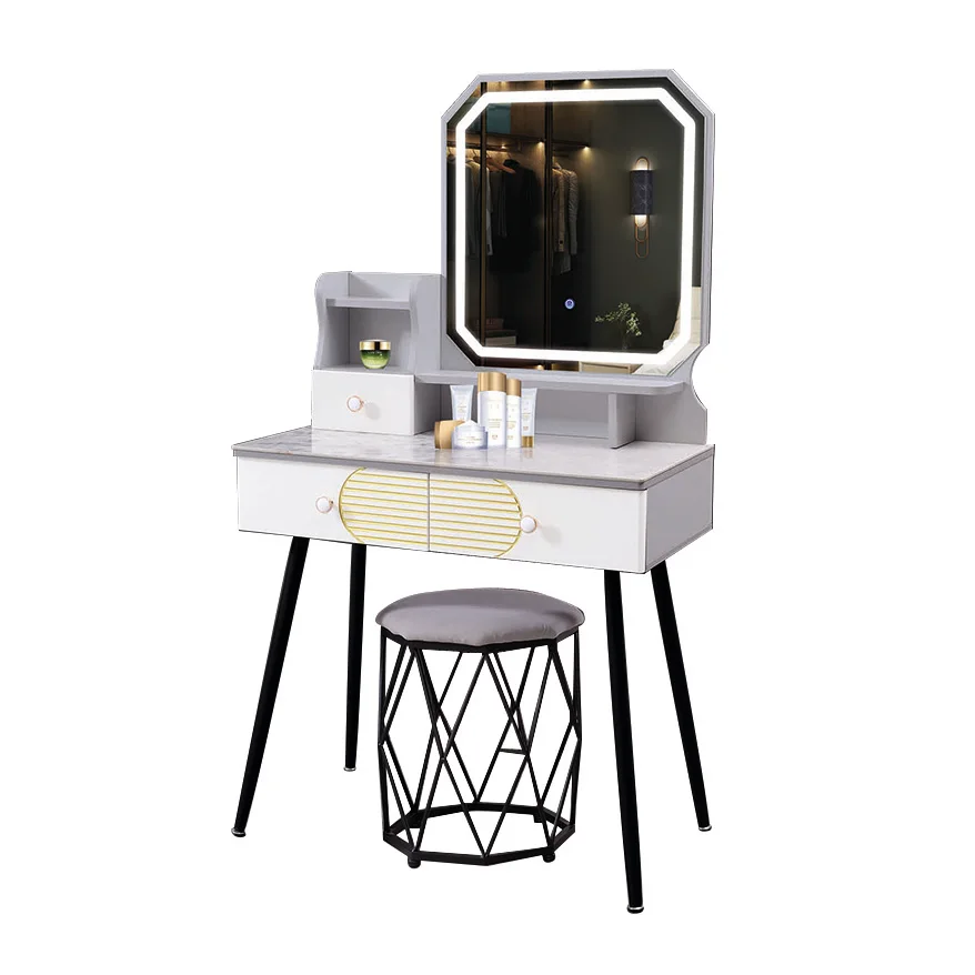 Dressing Room Furniture Latest Design Makeup Table with Stool Wholesale Price Excellent Luxury Corner Dressing Table with Mirror
Dressing Room Furniture Latest Design Makeup Table with Stool Wholesale Price Excellent Luxury Corner Dressing Table with Mirror