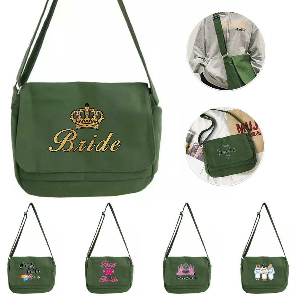 Bride Pattern Large Capacity Shoulder Bag Joker Crossbody Multifunctional Adjustable Shoulder Strap Commuter Bag
Bride Pattern Large Capacity Shoulder Bag Joker Crossbody Multifunctional Adjustable Shoulder Strap Commuter Bag