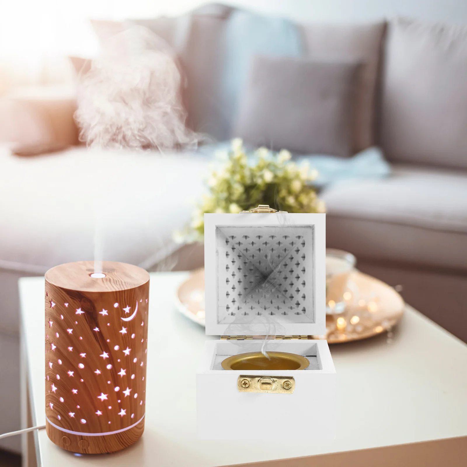 1Pcs Chinese Style Incense Burner Wood Metal Censer Holder Desktop Decor Aroma Therapy Home Incense Holder Creative Decorative
1Pcs Chinese Style Incense Burner Wood Metal Censer Holder Desktop Decor Aroma Therapy Home Incense Holder Creative Decorative