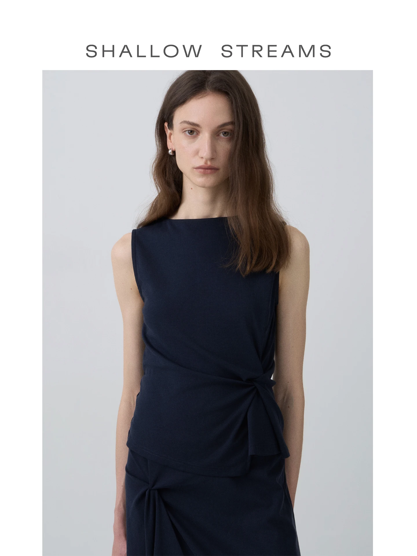 Minimalist Luxury Acetate Lenzing Sleeveless Women's T-Shirt Vest Summer Casual Style Short Length Outerwear by SHALLOW STREAMS
Minimalist Luxury Acetate Lenzing Sleeveless Women's T-Shirt Vest Summer Casual Style Short Length Outerwear by SHALLOW STREAMS