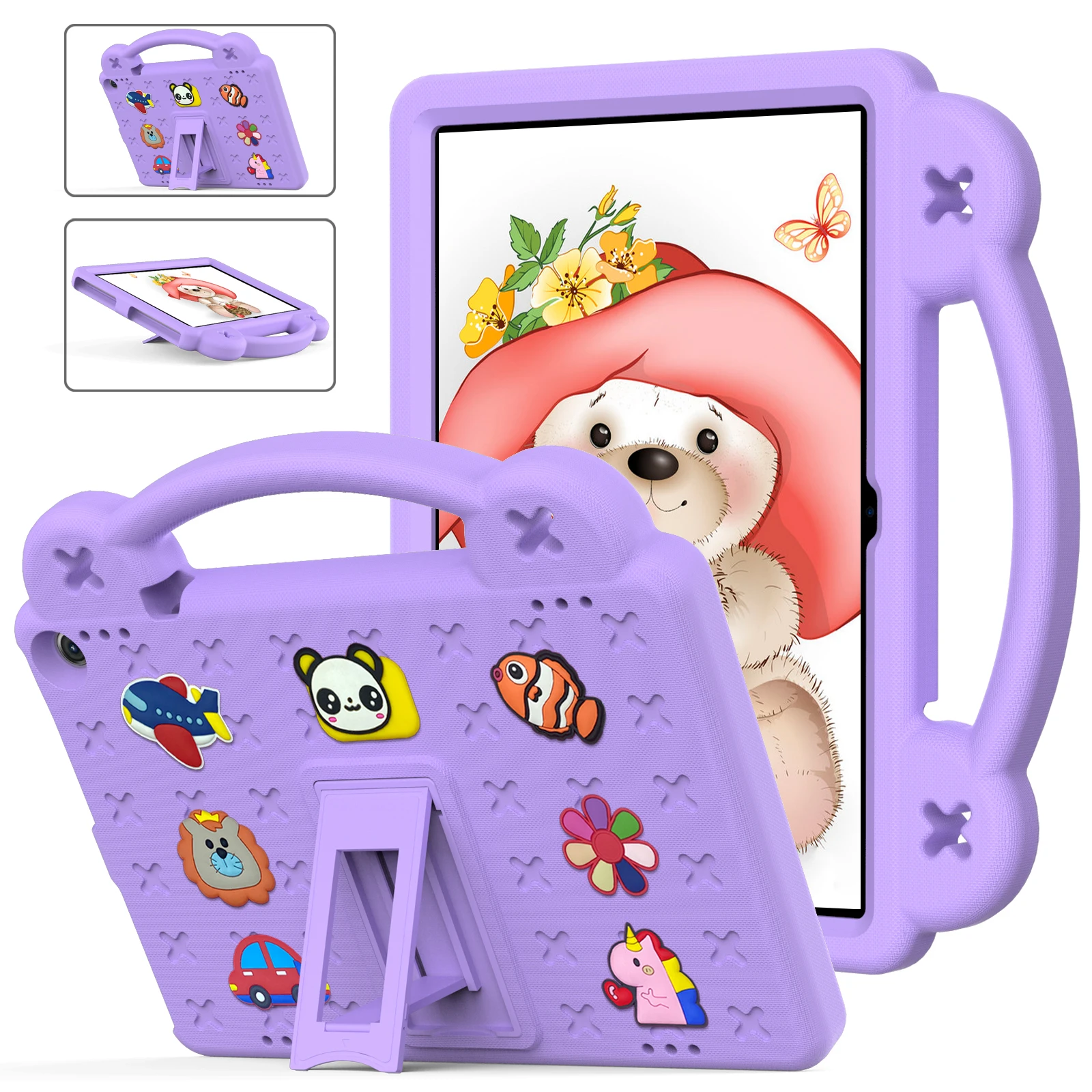 For Amazon Fire HD 10 Plus Child Shockproof Cover EVA Tablet PC Lightweight Silicone Handle Stand Tablet Case
For Amazon Fire HD 10 Plus Child Shockproof Cover EVA Tablet PC Lightweight Silicone Handle Stand Tablet Case