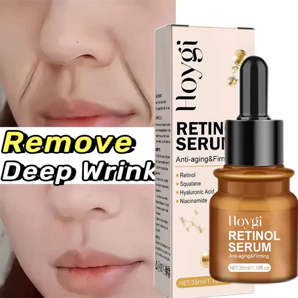Retinol against wrinkles Serum Remove Wrinkle Firming Fade Fine Lines Anti Aging Improve Laugh Line Moisturizing Skin Care
Retinol against wrinkles Serum Remove Wrinkle Firming Fade Fine Lines Anti Aging Improve Laugh Line Moisturizing Skin Care