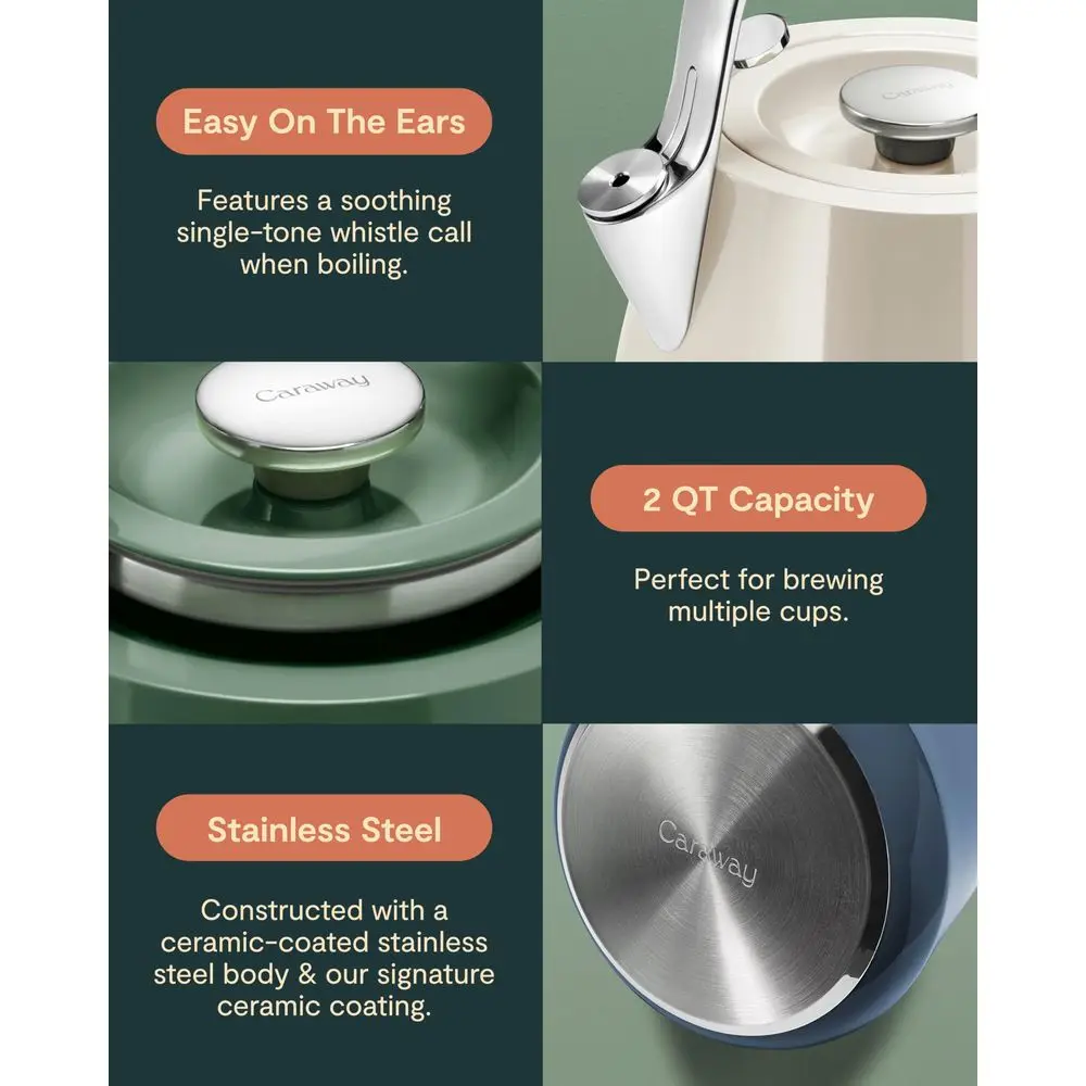 2 Quart Whistling Tea Kettle Durable Stainless Steel Tea Pot Fast Boiling, Stovetop Agnostic NonToxic, PTFE amp PFOA Free Inclu
2 Quart Whistling Tea Kettle Durable Stainless Steel Tea Pot Fast Boiling, Stovetop Agnostic NonToxic, PTFE amp PFOA Free Inclu
