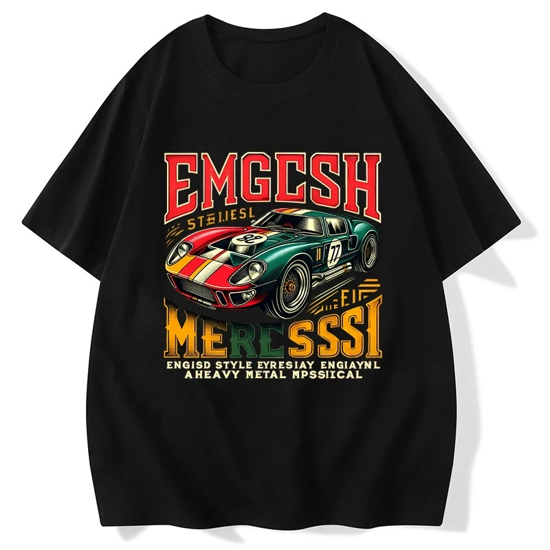 Summer Pure Cotton Tide Brand High-quality Niche Versatile Locomotive Style Casual Printing Men and Women The Same T-shirt
Summer Pure Cotton Tide Brand High-quality Niche Versatile Locomotive Style Casual Printing Men and Women The Same T-shirt