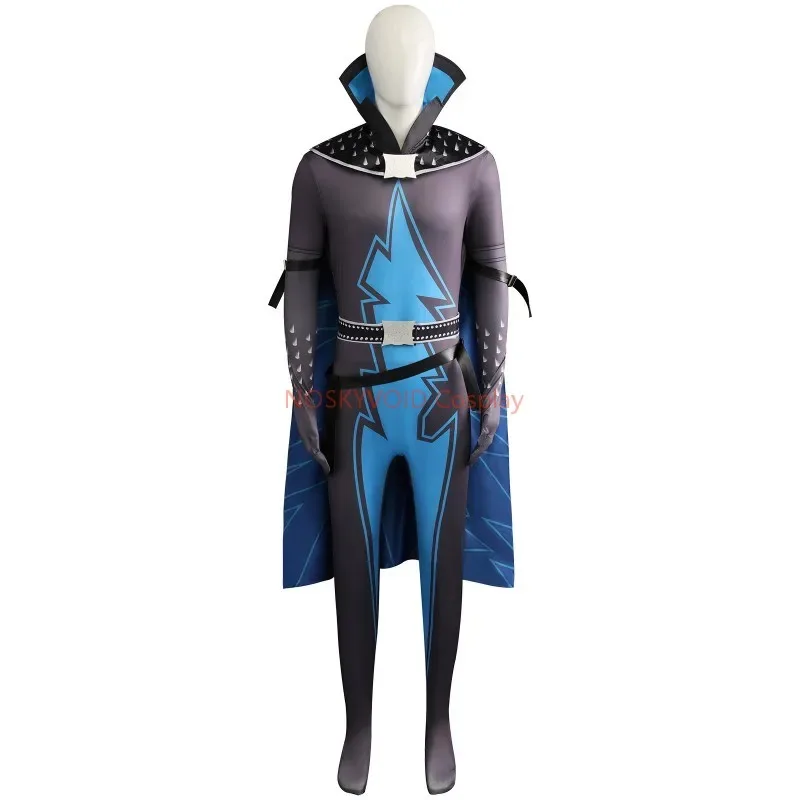 Комбинезон для косплея на Хэллоуин и плащ, костюмы Doom Syndicate Megamind, карнавальная вечеринка, обтягивающая одежда супергероя tt9
Комбинезон для косплея на Хэллоуин и плащ, костюмы Doom Syndicate Megamind, карнавальная вечеринка, обтягивающая одежда супергероя tt9