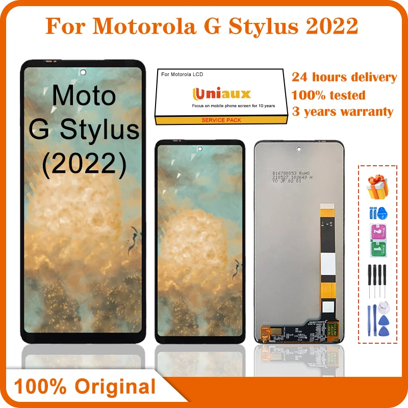 6.8'' Original For Motorola Moto G Stylus 2022 LCD Display Touch Panel Digitizer For Moto G Stylus 2022 LCD Display Repair Parts
6.8'' Original For Motorola Moto G Stylus 2022 LCD Display Touch Panel Digitizer For Moto G Stylus 2022 LCD Display Repair Parts
