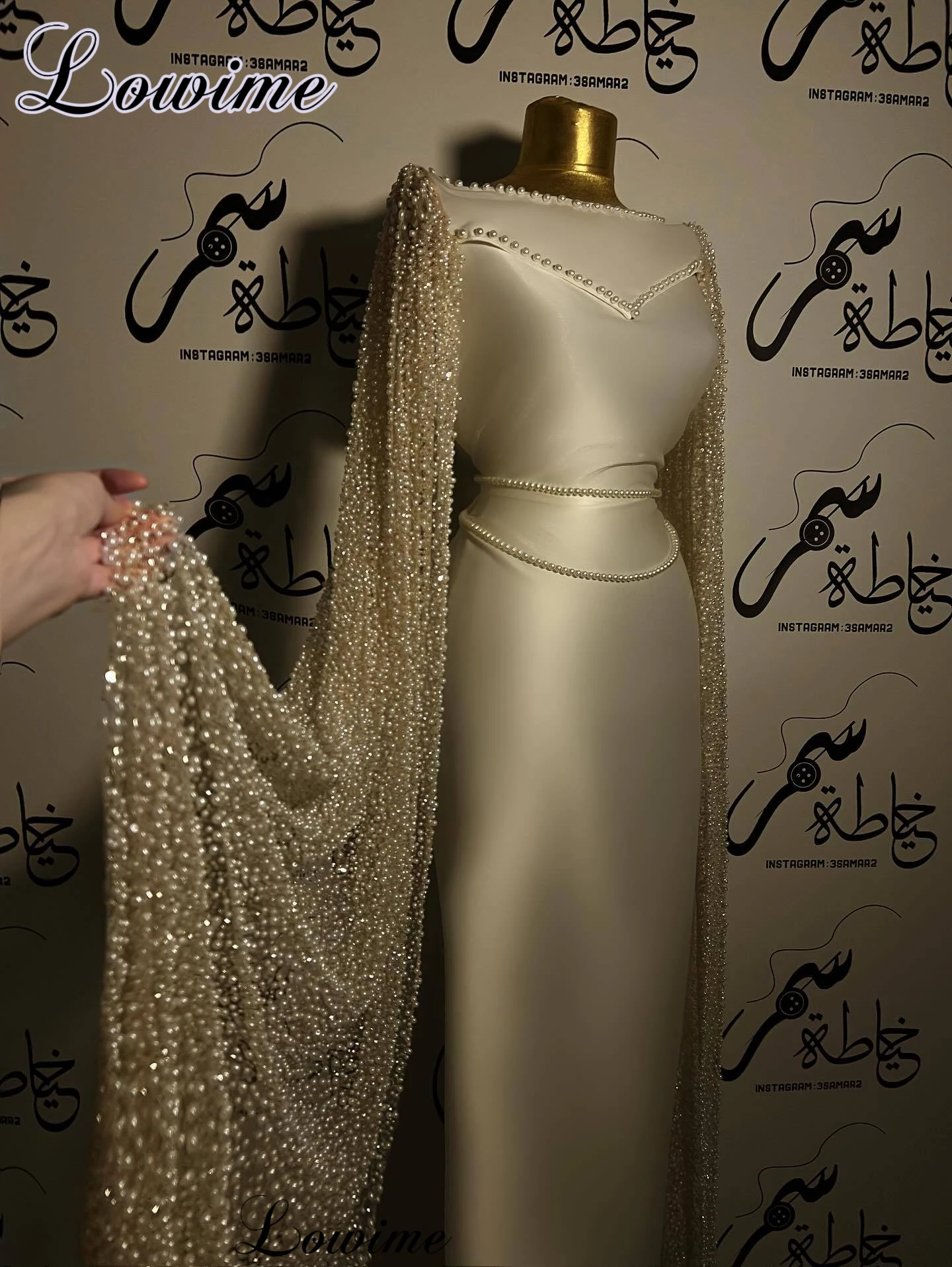 Muslim Cream Color Celebrity Dresses Mermaid Long Sleeves Red Carpet Runway Dresses Formal Evening Dresses For Women Customized
Muslim Cream Color Celebrity Dresses Mermaid Long Sleeves Red Carpet Runway Dresses Formal Evening Dresses For Women Customized