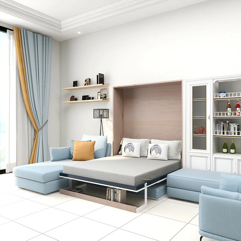 Factory Direct Sales One-Piece Sofa Invisible Bed Hardware Multi-Functional Flip Murphy Bed for Living Room Wall Bed Hardware
Factory Direct Sales One-Piece Sofa Invisible Bed Hardware Multi-Functional Flip Murphy Bed for Living Room Wall Bed Hardware