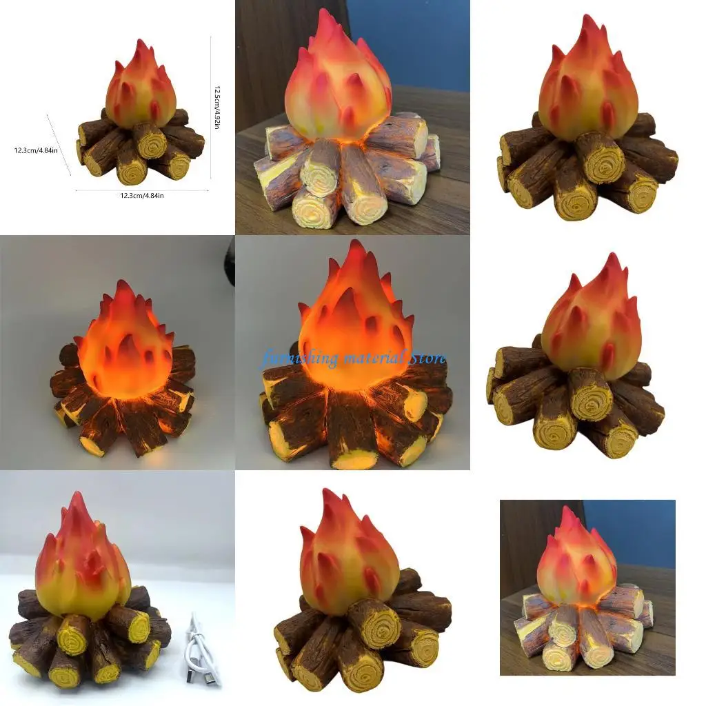 Y5GD Energy Efficient Artificial Firelight Nightlight Artificial Campfire Lamp Decorative Desktop Ornaments
Y5GD Energy Efficient Artificial Firelight Nightlight Artificial Campfire Lamp Decorative Desktop Ornaments