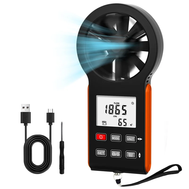 ABRU-Wind Speed Meter Waterproof Multifunctional Anemometer With Backlight For Measuring Wind Speed And Temperature
ABRU-Wind Speed Meter Waterproof Multifunctional Anemometer With Backlight For Measuring Wind Speed And Temperature