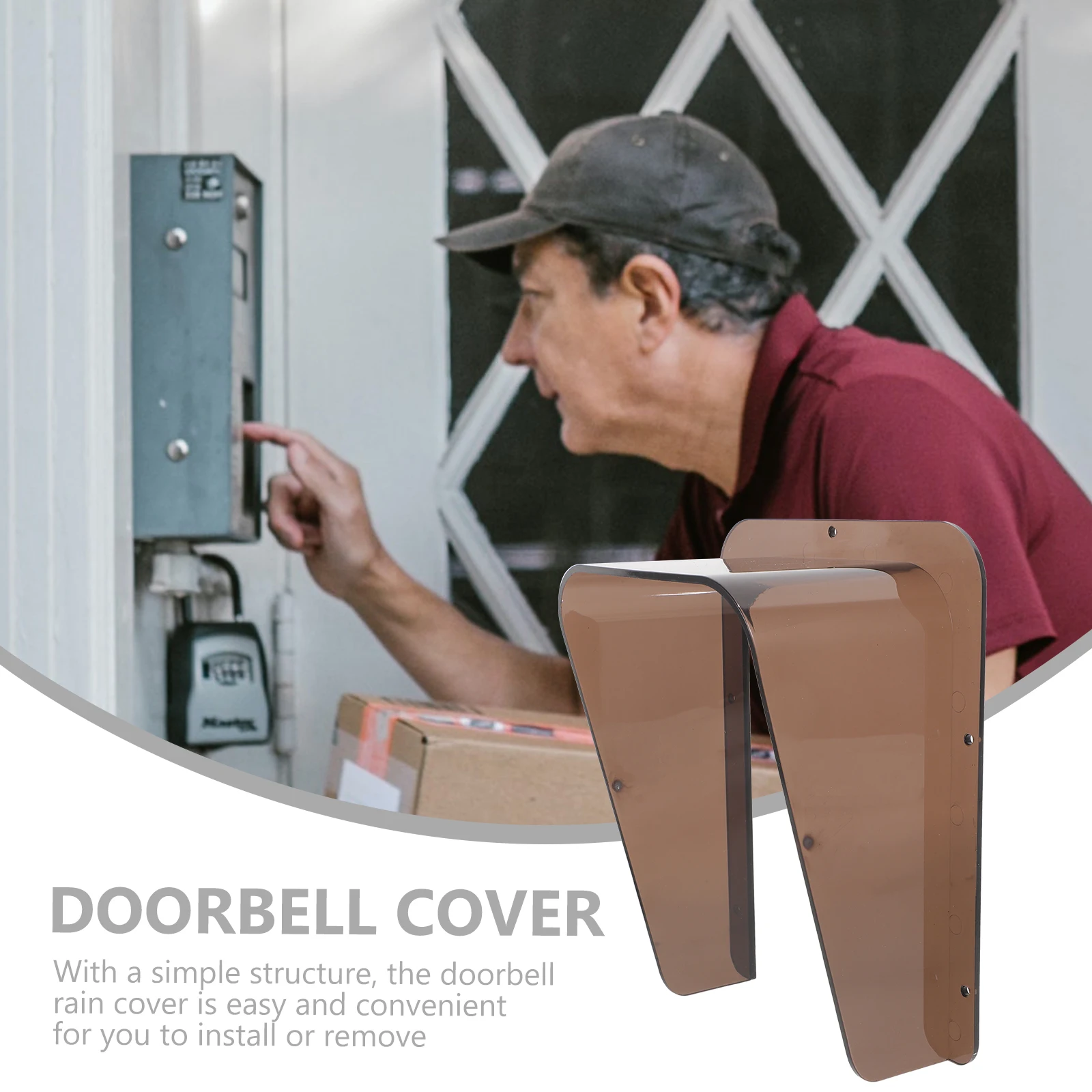Waterproof Cover for Access Control Machine Doorbell Lifespan Extension Covers Acrylic Rain
Waterproof Cover for Access Control Machine Doorbell Lifespan Extension Covers Acrylic Rain