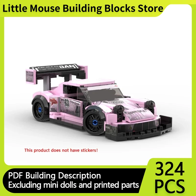 Модель Speed Champion MOC, строительные кирпичи 911, GTS, верхний спортивный автомобиль, модульная технология, подарки, детский костюм, игрушка, праздник, сборка
Модель Speed Champion MOC, строительные кирпичи 911, GTS, верхний спортивный автомобиль, модульная технология, подарки, детский костюм, игрушка, праздник, сборка