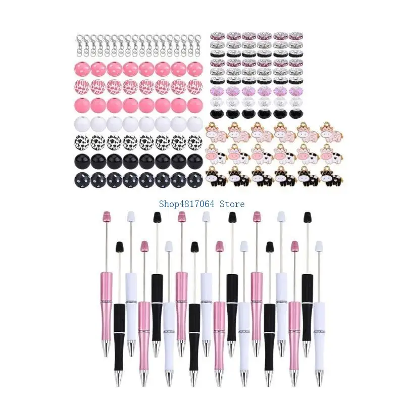 T3LB 18x Beadable Pens DIY Pens Making Cow Ballpoint Pen Smooth Writing Pen Office School Supplies for Girl
T3LB 18x Beadable Pens DIY Pens Making Cow Ballpoint Pen Smooth Writing Pen Office School Supplies for Girl