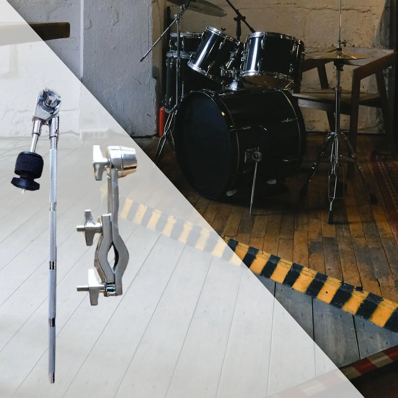 Drum Extension Clamp Holder Hardware Professional Metal Drum Parts Cymbal Stand Holder for Concert Live Stage Performance Show
Drum Extension Clamp Holder Hardware Professional Metal Drum Parts Cymbal Stand Holder for Concert Live Stage Performance Show
