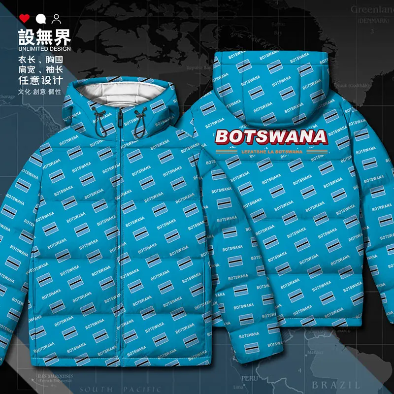 Botswana Batswana BWA country flag White duck down Jackets Outdoor stand collar Casual mens fashion Warm new down coat Winter
Botswana Batswana BWA country flag White duck down Jackets Outdoor stand collar Casual mens fashion Warm new down coat Winter