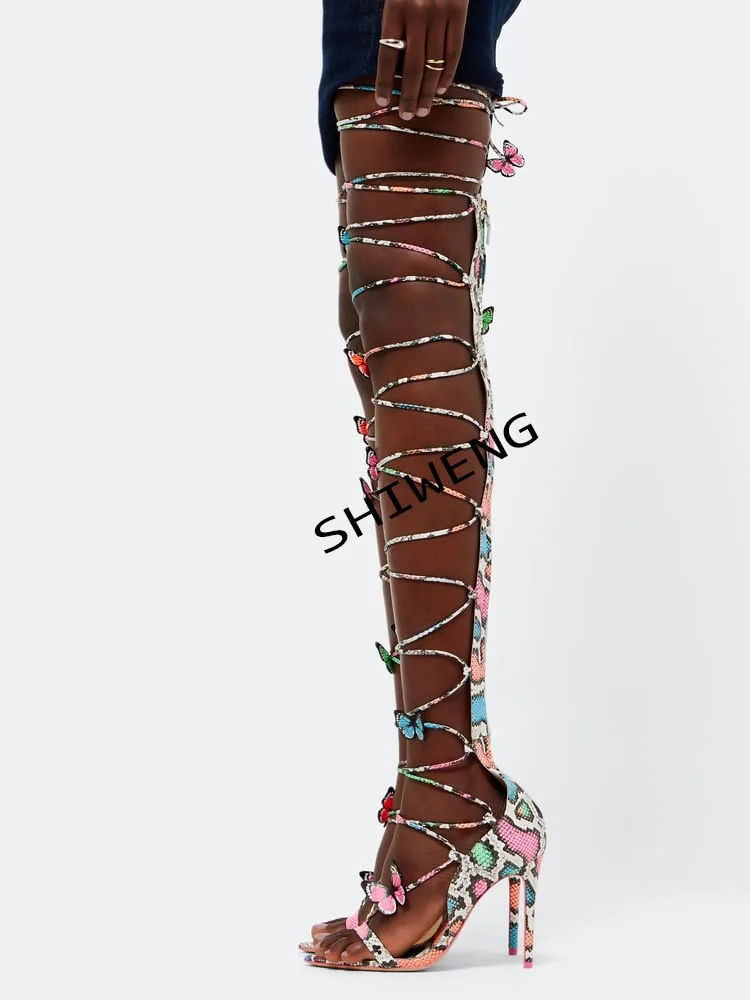 2025 Womens Snakeskin Sandals Ladies Lace UP Sandals Shoes Strap Up Toe Sexy High Thin Heels Women's Heel Sandals 44
2025 Womens Snakeskin Sandals Ladies Lace UP Sandals Shoes Strap Up Toe Sexy High Thin Heels Women's Heel Sandals 44