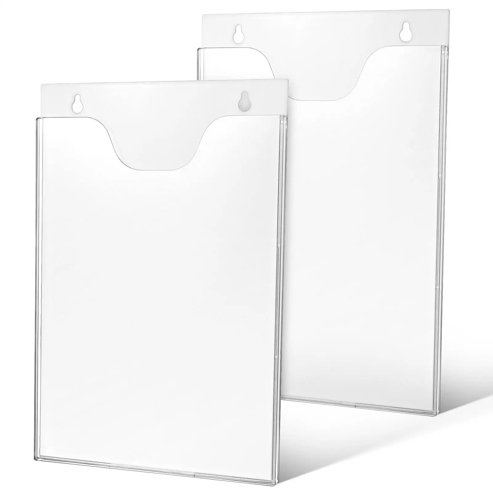 2Pcs WallMounted Acrylic Document Holder Clear Plastic File Organizer Vertical Rack for Office School Hospital SpaceSaving
2Pcs WallMounted Acrylic Document Holder Clear Plastic File Organizer Vertical Rack for Office School Hospital SpaceSaving