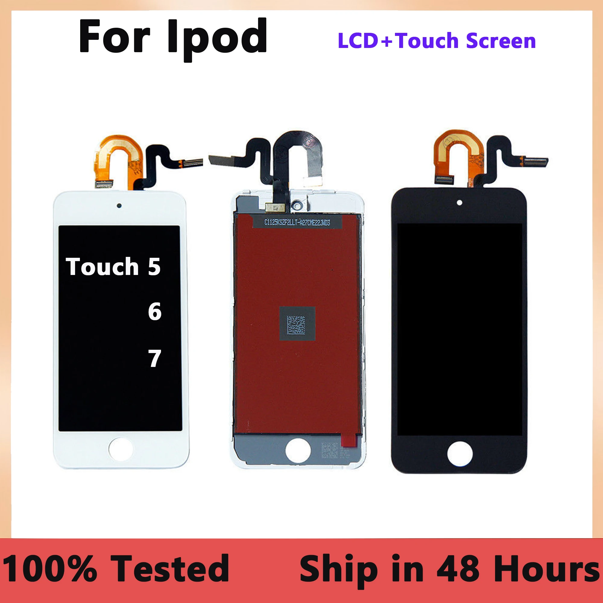 100% Tested High Quality For iPod Touch 5 6 6th 7 LCD Touch Screen Digitizer Assembly For iPod Touch 5 5th LCD Display
100% Tested High Quality For iPod Touch 5 6 6th 7 LCD Touch Screen Digitizer Assembly For iPod Touch 5 5th LCD Display