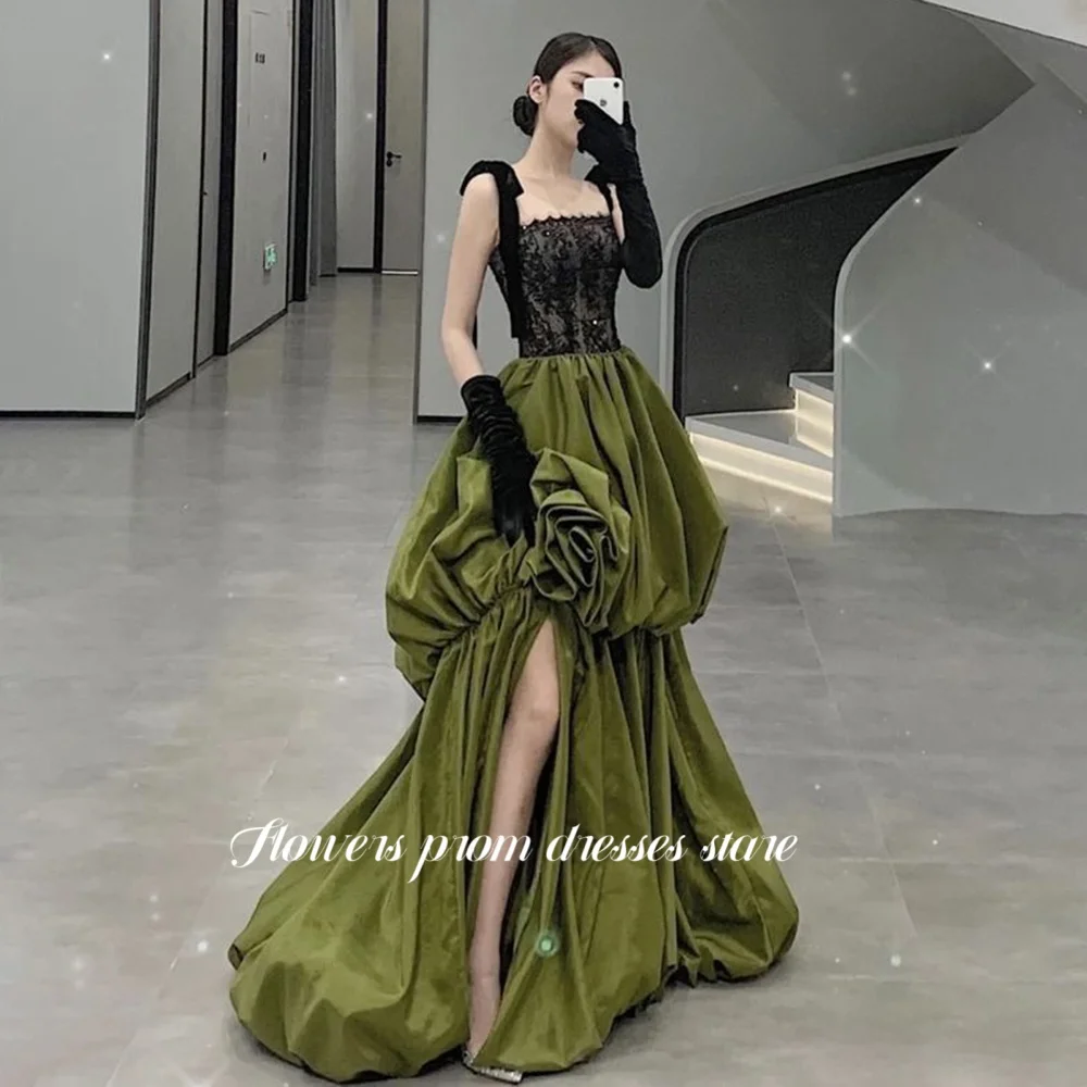 Flowers Prom Square Neck Party Dresses High Slit Lace Top Evening Dress Special Occasions Gown فساتين مناسبة رسمية Customized
Flowers Prom Square Neck Party Dresses High Slit Lace Top Evening Dress Special Occasions Gown فساتين مناسبة رسمية Customized