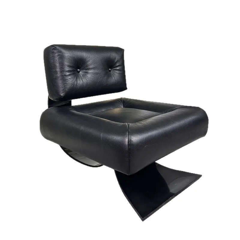 Italian minimalist leisure chair spade A all leather fishtail chair light luxury villa lazy living room single chair
Italian minimalist leisure chair spade A all leather fishtail chair light luxury villa lazy living room single chair
