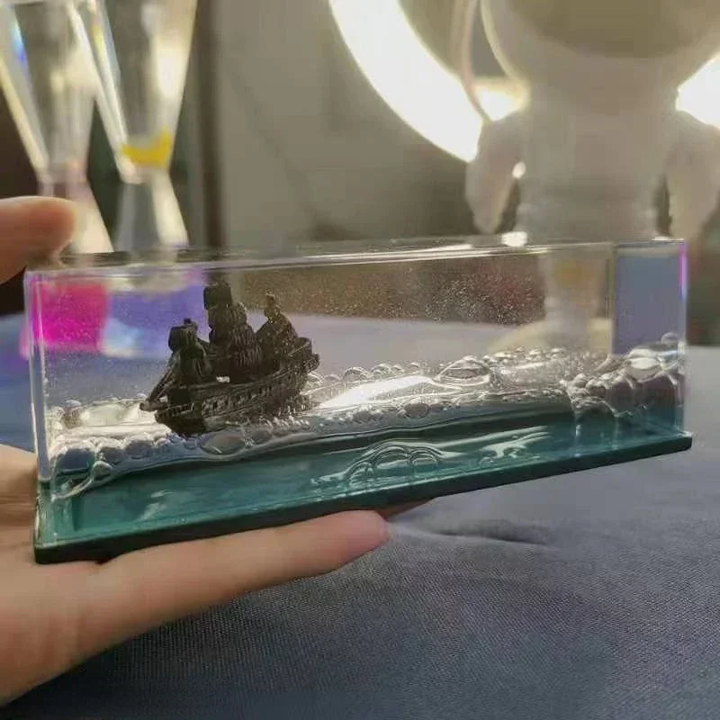 Ghost Ship Black Pearl Cruise Ship Fluid Liquid Drift Bottle Living Room Decoration Acrylic Gift One Piece Floating Boat Home
Ghost Ship Black Pearl Cruise Ship Fluid Liquid Drift Bottle Living Room Decoration Acrylic Gift One Piece Floating Boat Home