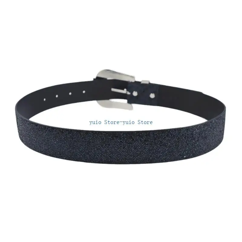 X7XB Subculture Adjustable Belt Woman Harajuku Full Sequins Waist Belts Cowboy Punk Girls Belt for Jeans Skirt
X7XB Subculture Adjustable Belt Woman Harajuku Full Sequins Waist Belts Cowboy Punk Girls Belt for Jeans Skirt