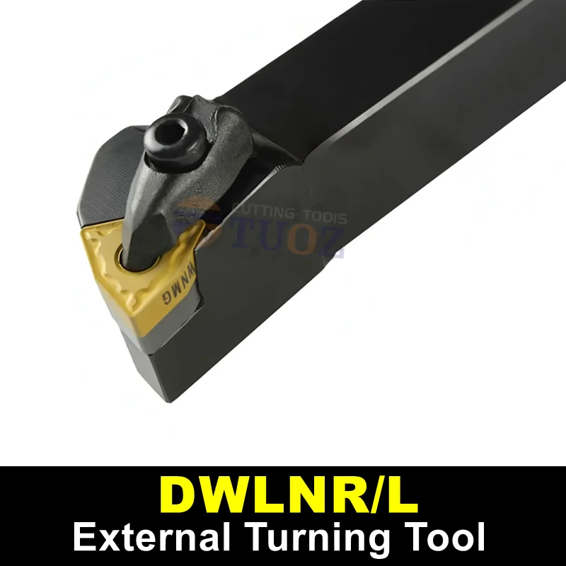 TUOZ 95 degrees External Turning Tool Holder DWLNR DWLNL 1616H08 2020K08 2525M08 Cnc Lathe Cutter Bar WNMG0804 Inserts
TUOZ 95 degrees External Turning Tool Holder DWLNR DWLNL 1616H08 2020K08 2525M08 Cnc Lathe Cutter Bar WNMG0804 Inserts