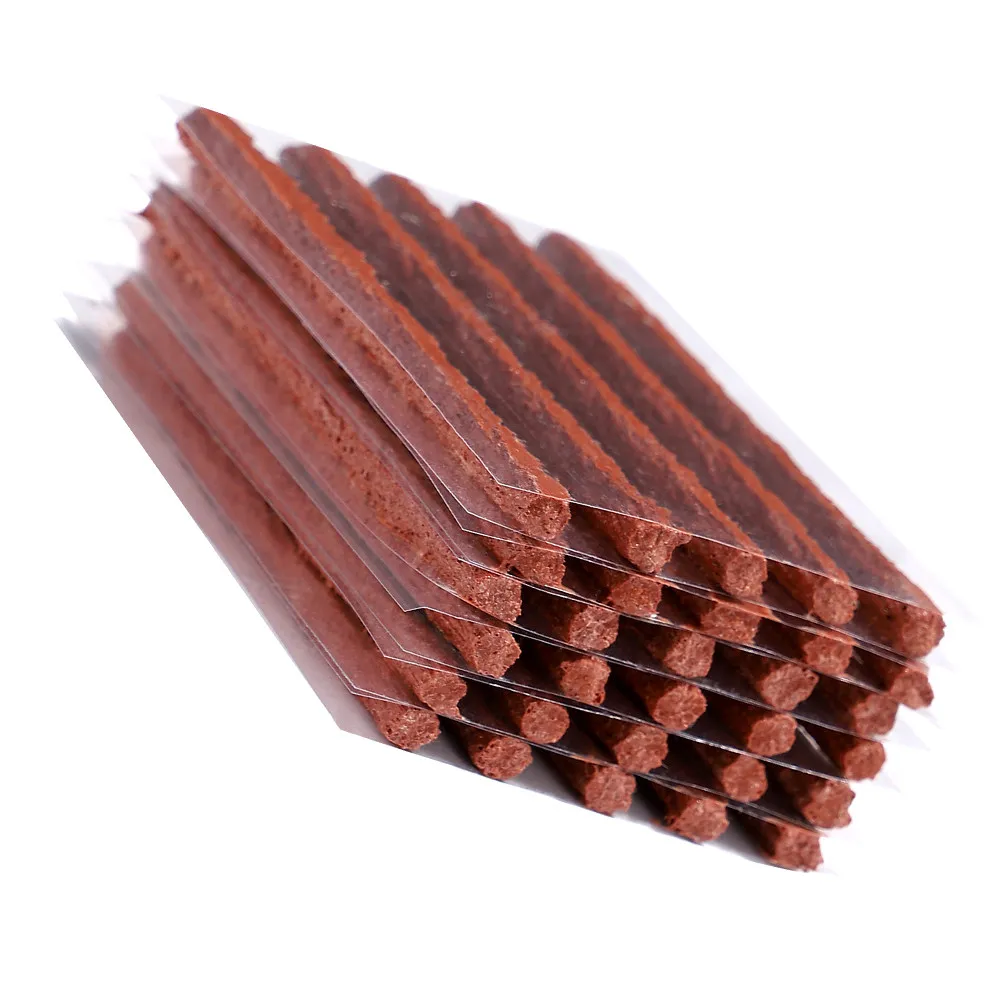 100Pcs Tire Repair Strip Premium Vulcanizing Rubber Strings for Car Motorcycle Truck Electric Vehicle Puncture Repair Tool
100Pcs Tire Repair Strip Premium Vulcanizing Rubber Strings for Car Motorcycle Truck Electric Vehicle Puncture Repair Tool