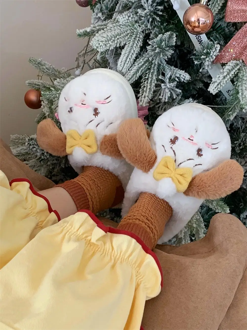 Funny Home Slippers Cute Cotton Slippers For Man Women Autumn And Winter Butterfly Bows For Warmth Plush Postpartum Slippers
Funny Home Slippers Cute Cotton Slippers For Man Women Autumn And Winter Butterfly Bows For Warmth Plush Postpartum Slippers