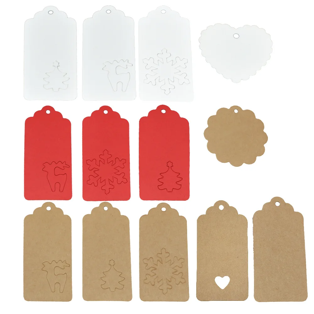 100pcs/lot 4.5*9.5cm (1.8*3.7in) Christmas Gift Packaging Tags Kraft Paper Snowflake Elk Label Tag Card Christmas Decoration 
100pcs/lot 4.5*9.5cm (1.8*3.7in) Christmas Gift Packaging Tags Kraft Paper Snowflake Elk Label Tag Card Christmas Decoration