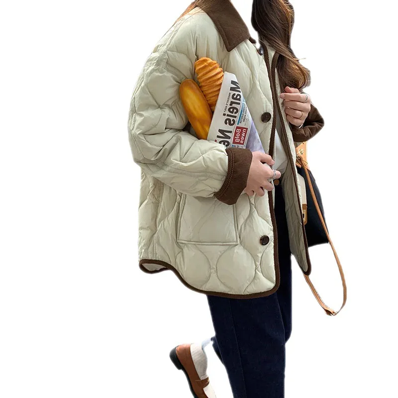 Tooling Down Cotton Vest Women's Winter Fashion Korean Short Padded Thick Warm Long Sleeve Waistcoat Parkas Femme QY161
Tooling Down Cotton Vest Women's Winter Fashion Korean Short Padded Thick Warm Long Sleeve Waistcoat Parkas Femme QY161