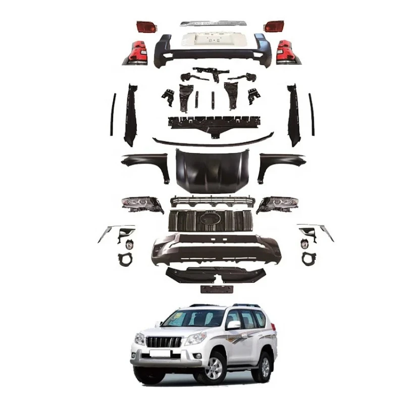 2010-2017 Upgr to 2018 Facelift Bodykit Rear Front Bumper Grille Light Body Kit Prado 150 FJ150
2010-2017 Upgr to 2018 Facelift Bodykit Rear Front Bumper Grille Light Body Kit Prado 150 FJ150