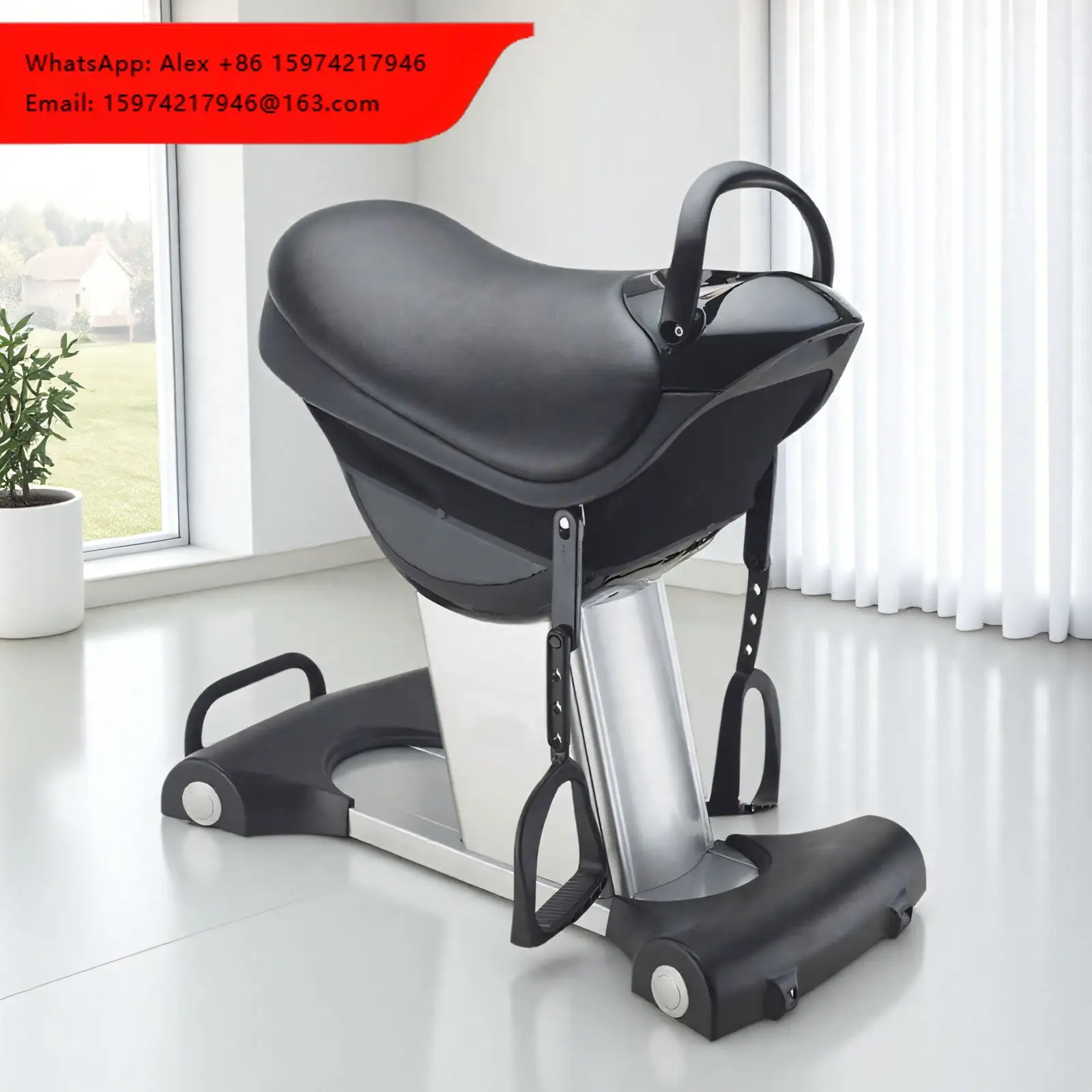 Electric Horse Riding Machine Home Fitness Equipment Fat Burning Slimming Exercise Factory Direct Wholesale Black/Silver SM-QMJ
Electric Horse Riding Machine Home Fitness Equipment Fat Burning Slimming Exercise Factory Direct Wholesale Black/Silver SM-QMJ
