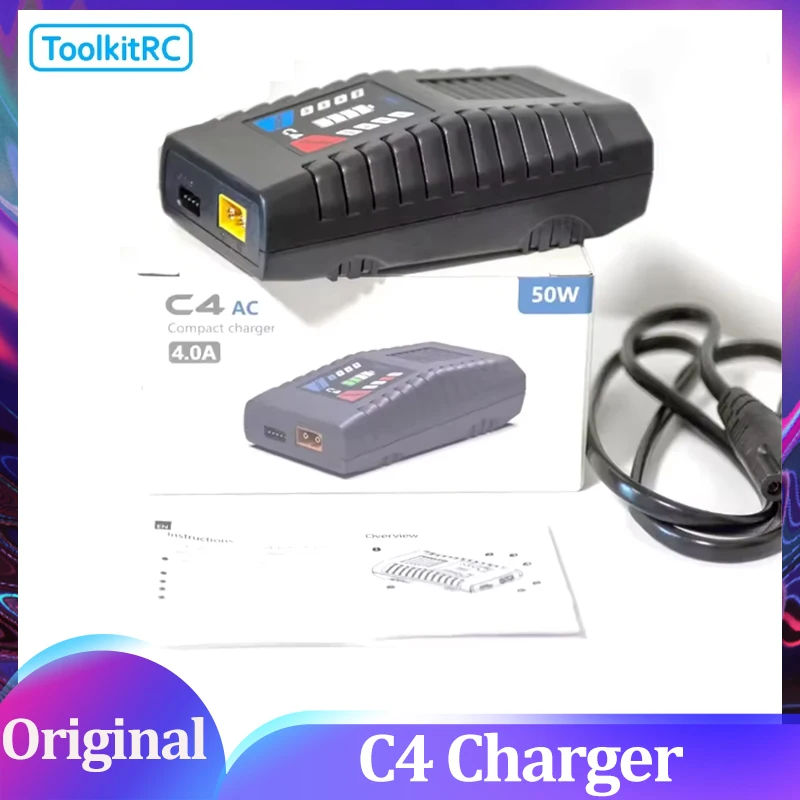 ToolkitRC C4 50 Вт Простое балансное зарядное устройство LiPo LiHv LiFe 2-4S NiMh 5-8S Батареи Модель Гонки Фристайл Дрон
ToolkitRC C4 50 Вт Простое балансное зарядное устройство LiPo LiHv LiFe 2-4S NiMh 5-8S Батареи Модель Гонки Фристайл Дрон