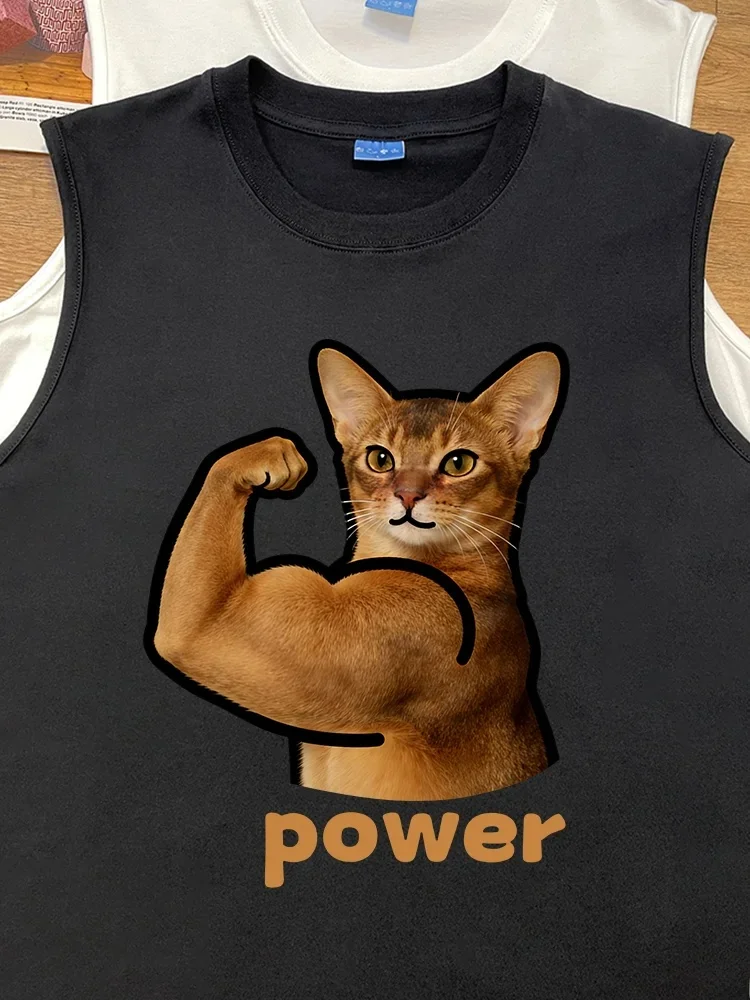 Pure Cotton Sleeveless T-Shirt Cartoon Print Sports Vest Unisex Loose Breathable Regular Fit Male Female Running Windbreaker
Pure Cotton Sleeveless T-Shirt Cartoon Print Sports Vest Unisex Loose Breathable Regular Fit Male Female Running Windbreaker