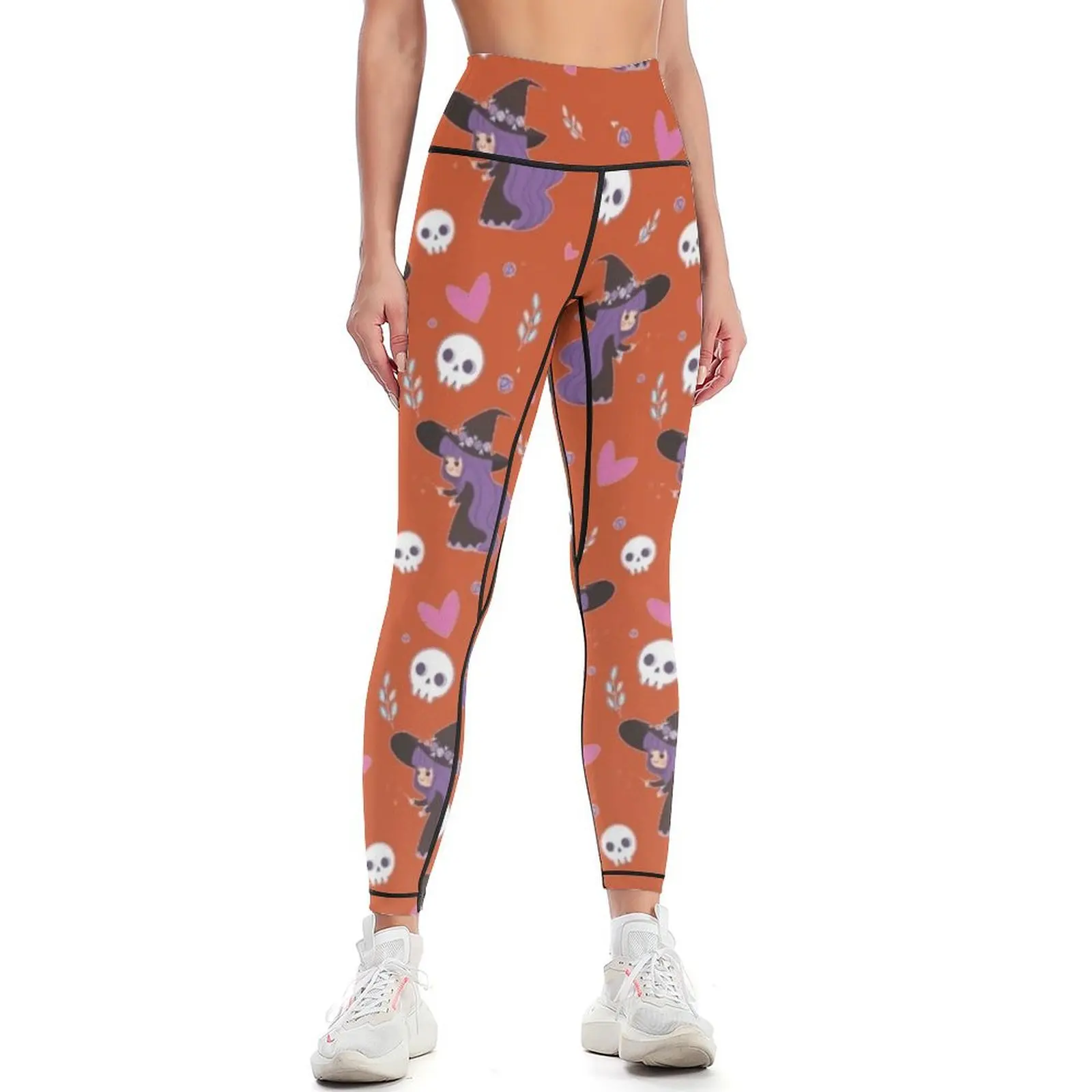 Halloween Cute Witches And Skulls Pattern Leggings Sports female workout shorts Womens Leggings
Halloween Cute Witches And Skulls Pattern Leggings Sports female workout shorts Womens Leggings