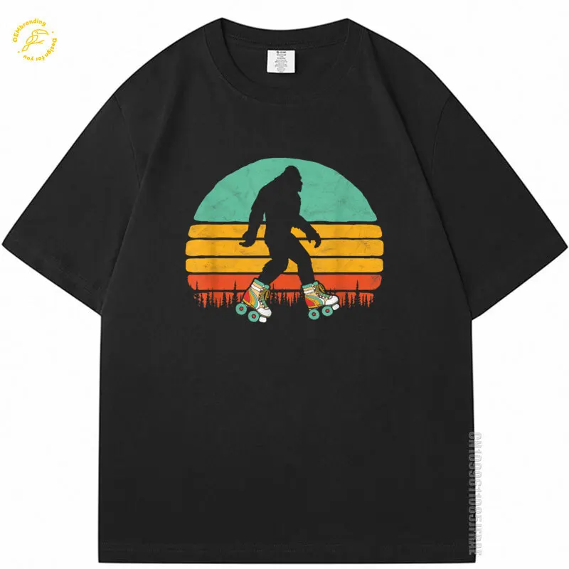Retro Bigfoot Roller Skating Sasquatch 80S Skater Graphic Oversize T-Shirt Big Size T Shirt Luxury Brands Quality Men's Clothing
Retro Bigfoot Roller Skating Sasquatch 80S Skater Graphic Oversize T-Shirt Big Size T Shirt Luxury Brands Quality Men's Clothing