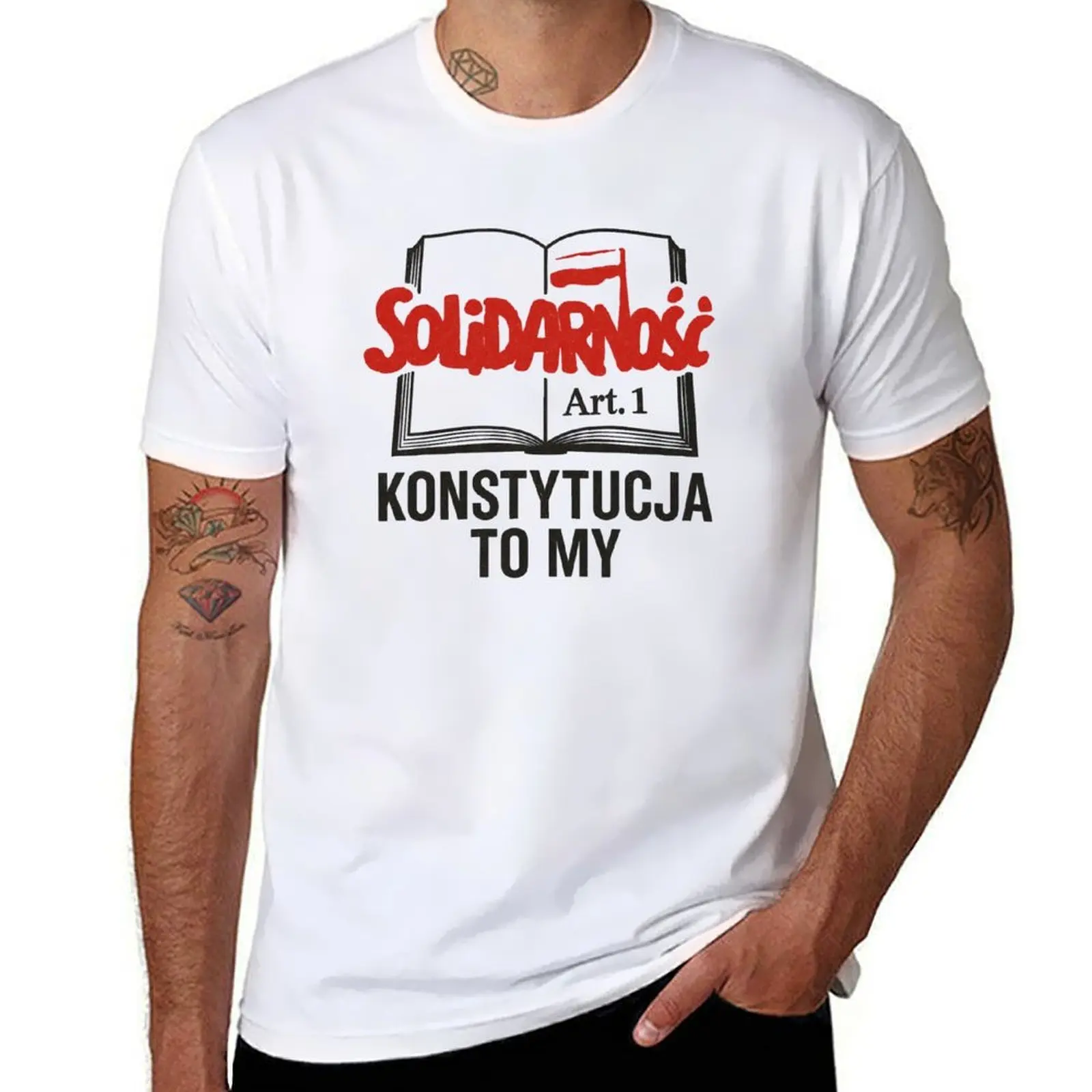 Solidarno to my – duma, historia, narodowy polski ruch T-Shirt t shirts with prints t shirt man cotton T-Shirt
Solidarno to my – duma, historia, narodowy polski ruch T-Shirt t shirts with prints t shirt man cotton T-Shirt