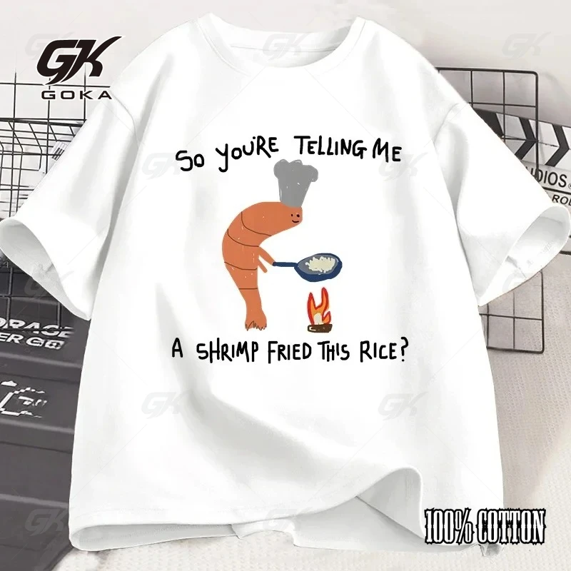 You're Telling Me A Shrimp Fried This Rice T Shirt Weird Graphic Tee Short Sleeve Fashion Daily Casual Loose Tops Women T-Shirt
You're Telling Me A Shrimp Fried This Rice T Shirt Weird Graphic Tee Short Sleeve Fashion Daily Casual Loose Tops Women T-Shirt