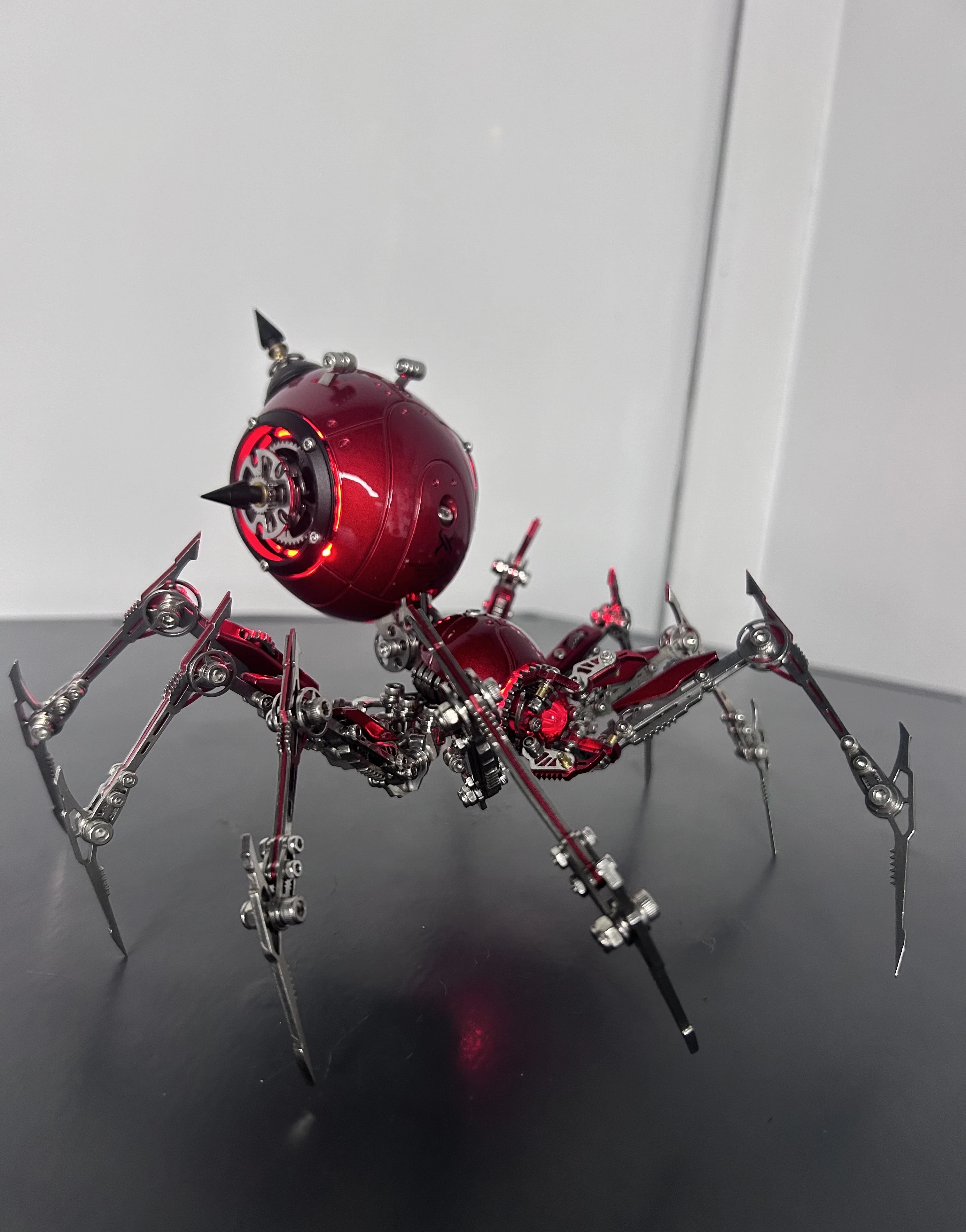 3D metal puzzle assembly toy ornament mechanical spider challenge high difficulty assembly model special gift
3D metal puzzle assembly toy ornament mechanical spider challenge high difficulty assembly model special gift