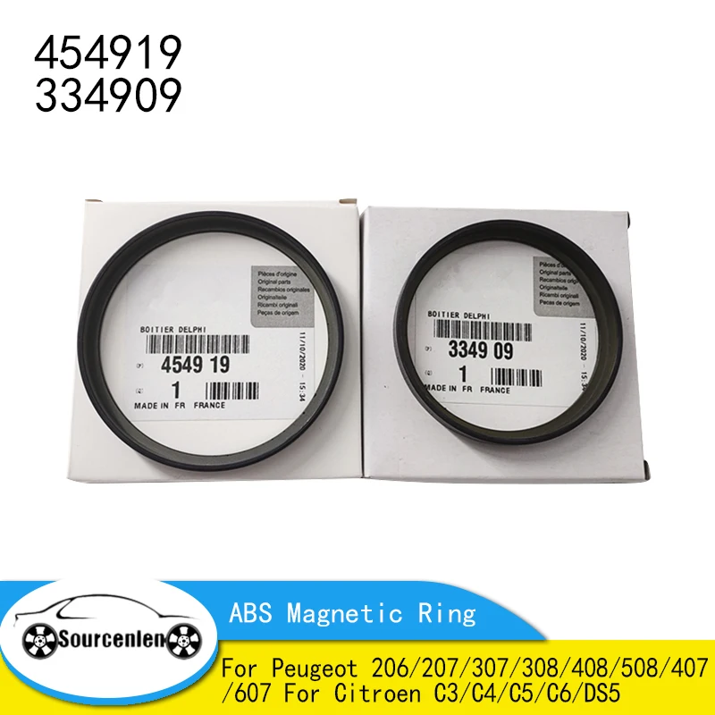 ABS Magnetic Ring For Peugeot 206/207/307/308/408/508/407/607 For Citroen C3/C4/C5/C6/DS5 Rear Drum OEM 334909 454919
ABS Magnetic Ring For Peugeot 206/207/307/308/408/508/407/607 For Citroen C3/C4/C5/C6/DS5 Rear Drum OEM 334909 454919