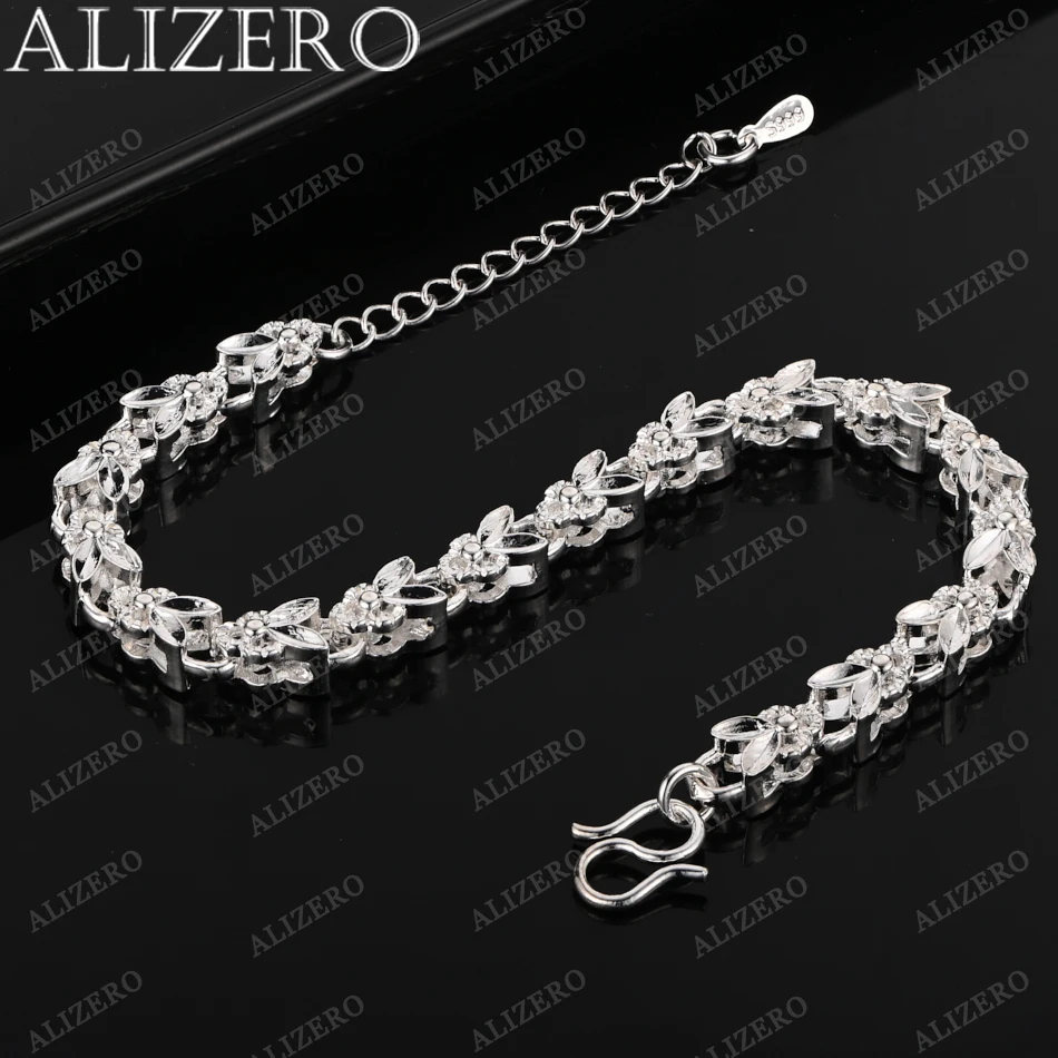 ALIZERO 925 Sterling Silver Bracelet Hearts Chain Bracelets for Women Fashion Wedding Party Fine Jewelry Gifts
ALIZERO 925 Sterling Silver Bracelet Hearts Chain Bracelets for Women Fashion Wedding Party Fine Jewelry Gifts