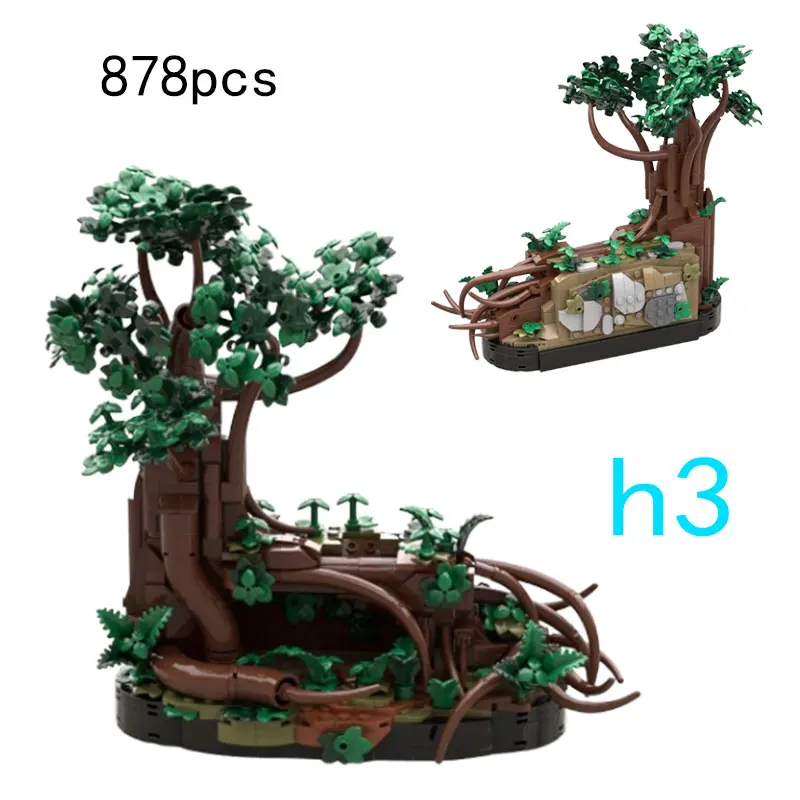 45 новых MOC224148 878 шт., сборка мелких частиц, строительные блоки, корни дерева, скрытая модель здания, игрушки
45 новых MOC224148 878 шт., сборка мелких частиц, строительные блоки, корни дерева, скрытая модель здания, игрушки